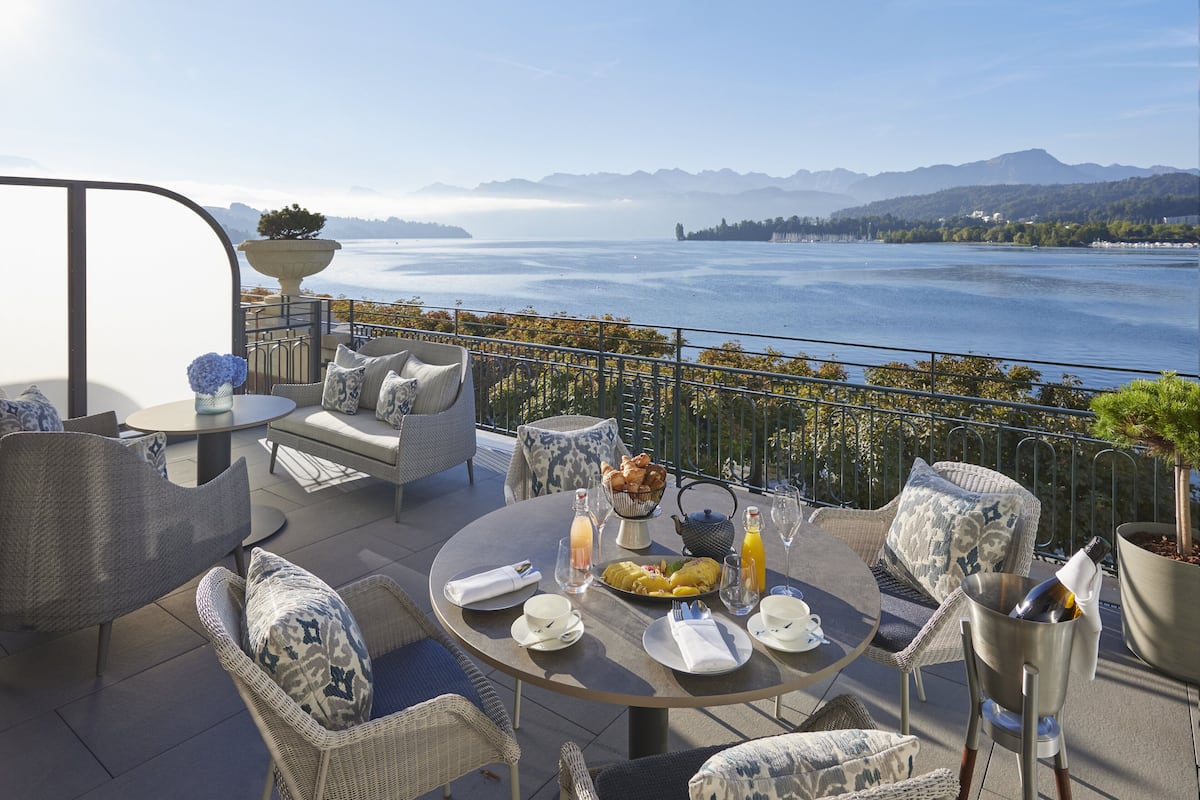 Suite - terrasse - søudsigt | Terrasse/gårdhave