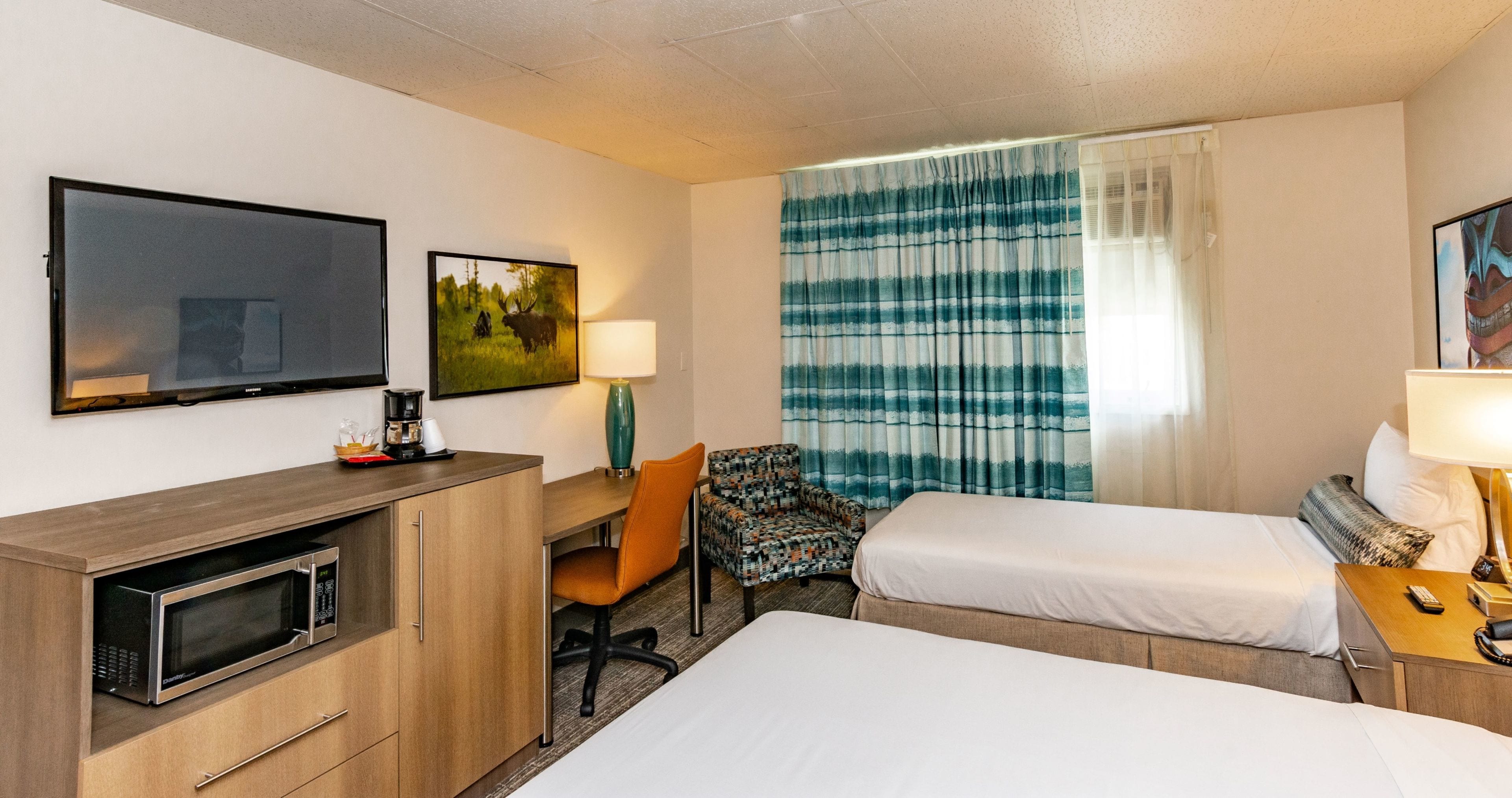 desk, iron/ironing board, free wifi, bed sheets