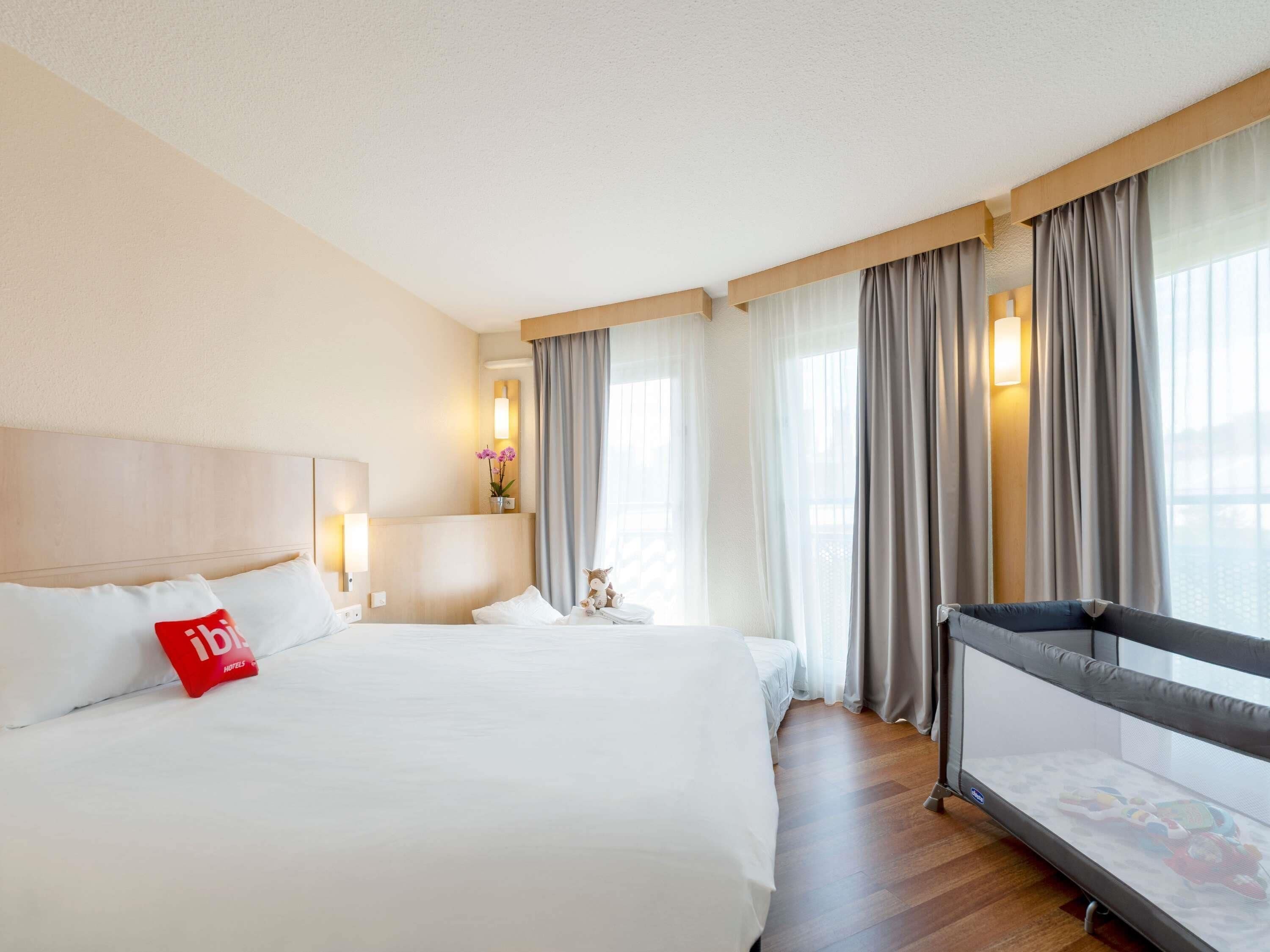 Desk, blackout drapes, soundproofing, iron/ironing board