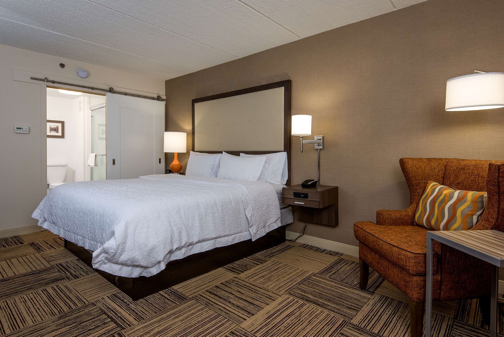Premium bedding, pillowtop beds, in-room safe, desk