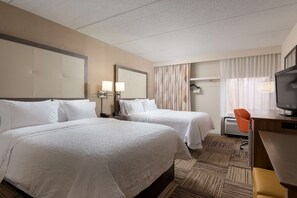 Premium bedding, pillowtop beds, in-room safe, desk