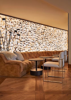 Sitting area in hotel lobby at Hotel Zetta San Francisco