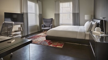 Suite, 1 Bedroom (Zetta) | Premium bedding, down comforters, pillowtop beds, minibar at Hotel Zetta San Francisco