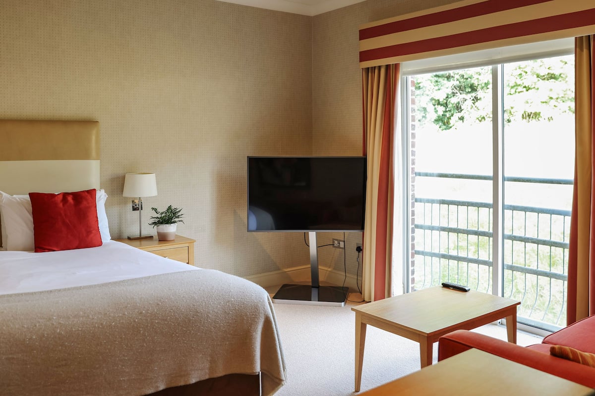 Spacious Double | Sábanas de algodón egipcio, ropa de cama hipoalergénica y minibar