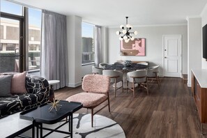 40-inch TV with cable channels, pay films