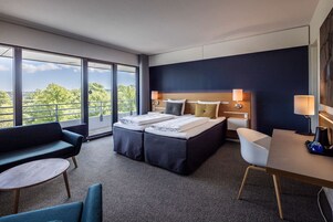 Premium bedding, in-room safe, individually decorated, desk