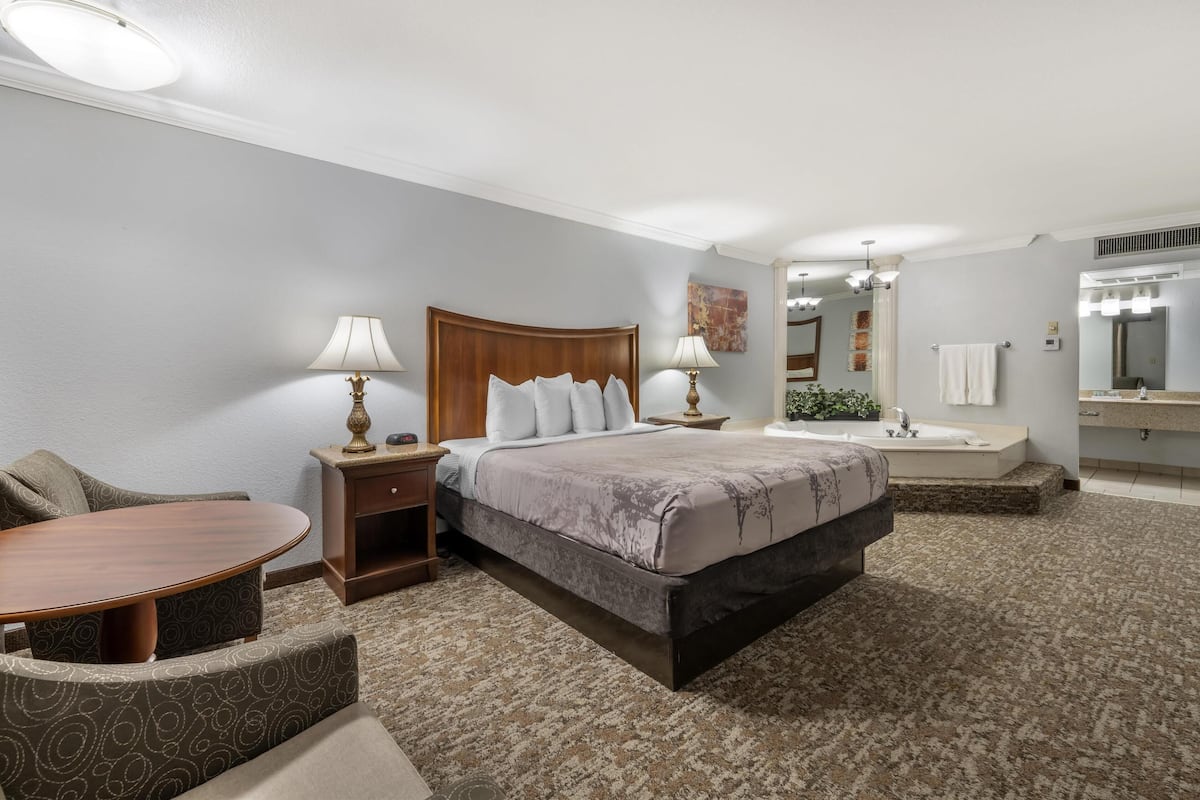 Chambre Standard, 1 trĂšs grand lit, non-fumeur, bain Ă remous (Oversized Room)