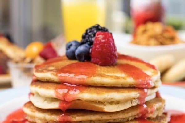 Daily buffet breakfast for a fee