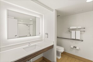 淋浴/盆浴组合、名牌洗护用品、吹风机、毛巾