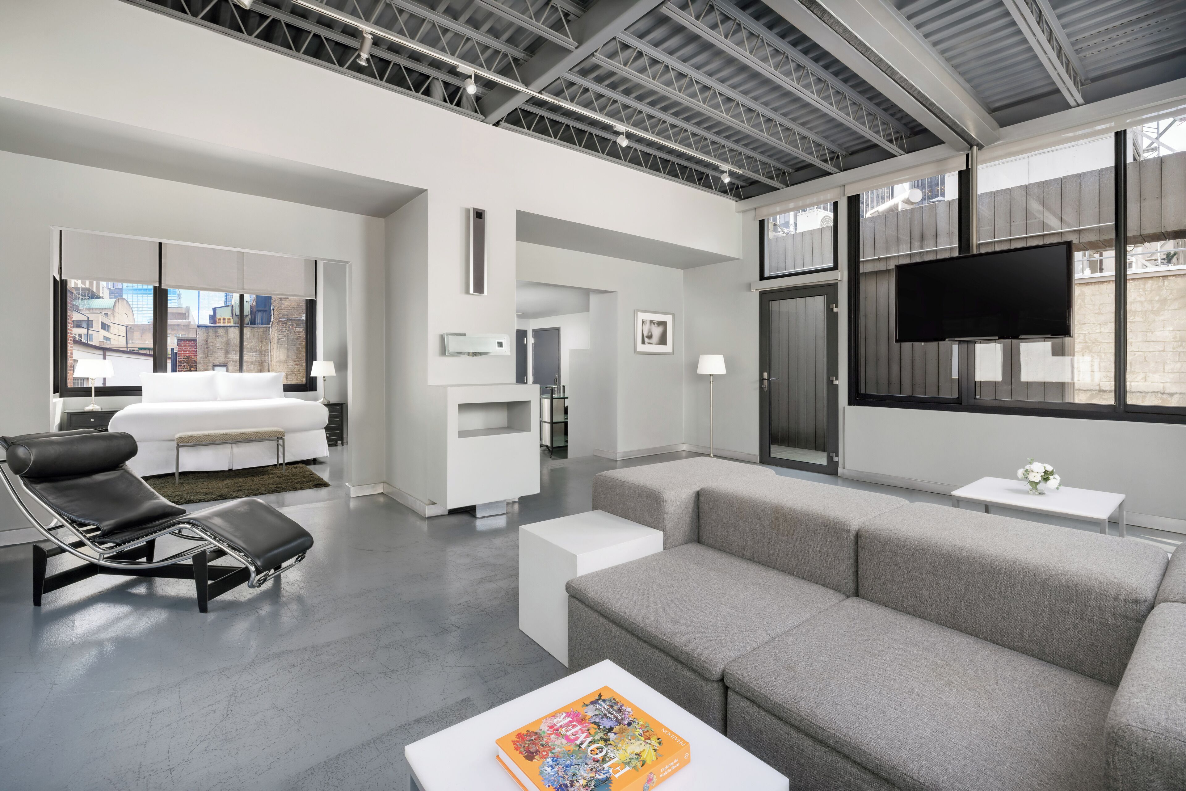 Penthouse (Suite) | Living area | 42-inch TV with cable channels