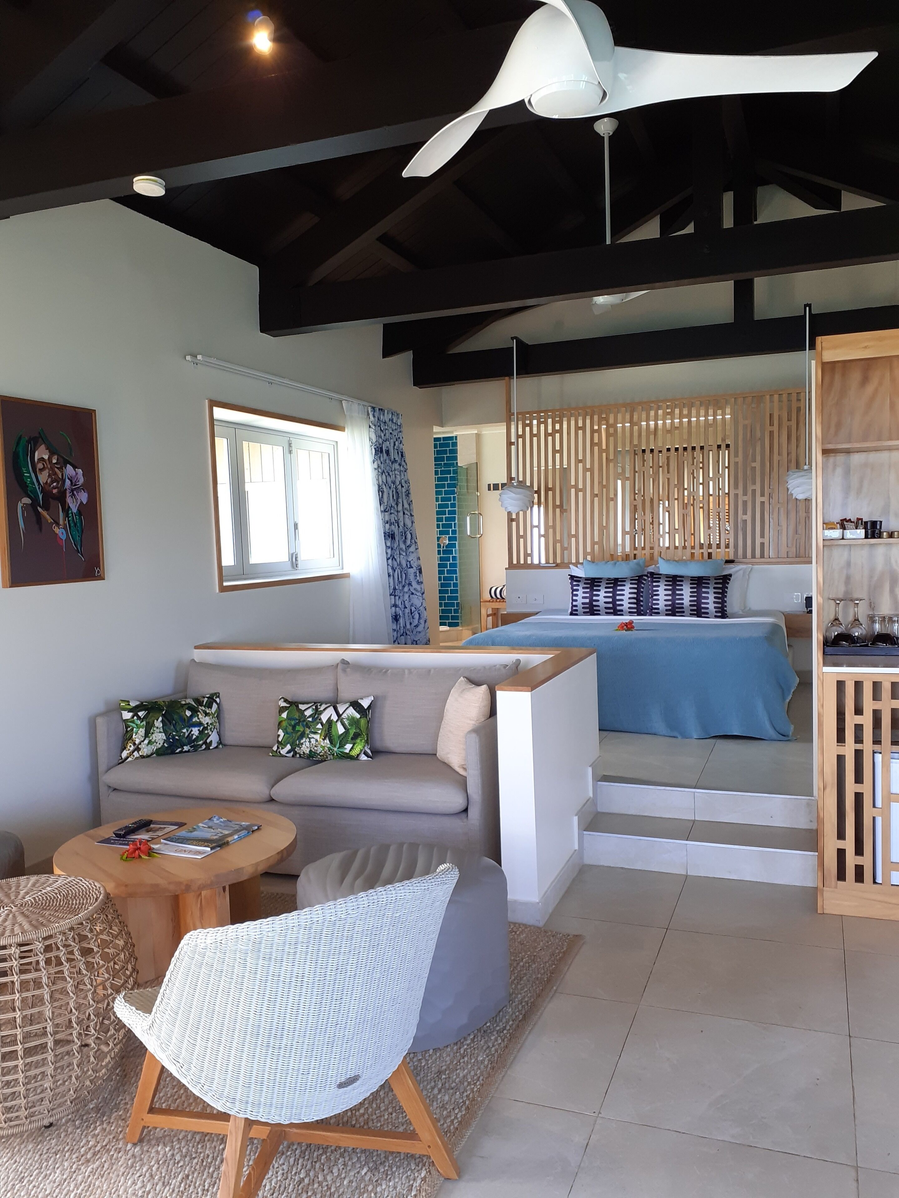 overwater villas | 1 bedroom, premium bedding, free minibar items, in-room safe