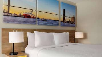 In-room safe, desk, laptop workspace, iron/ironing board