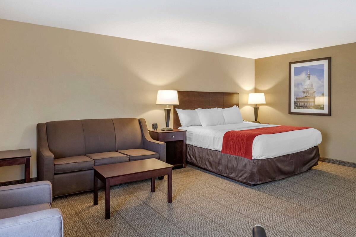 Room, 1 King Bed with Sofa bed, Non Smoking | Desk, iron/ironing board, cribs (free), WiFi (free)