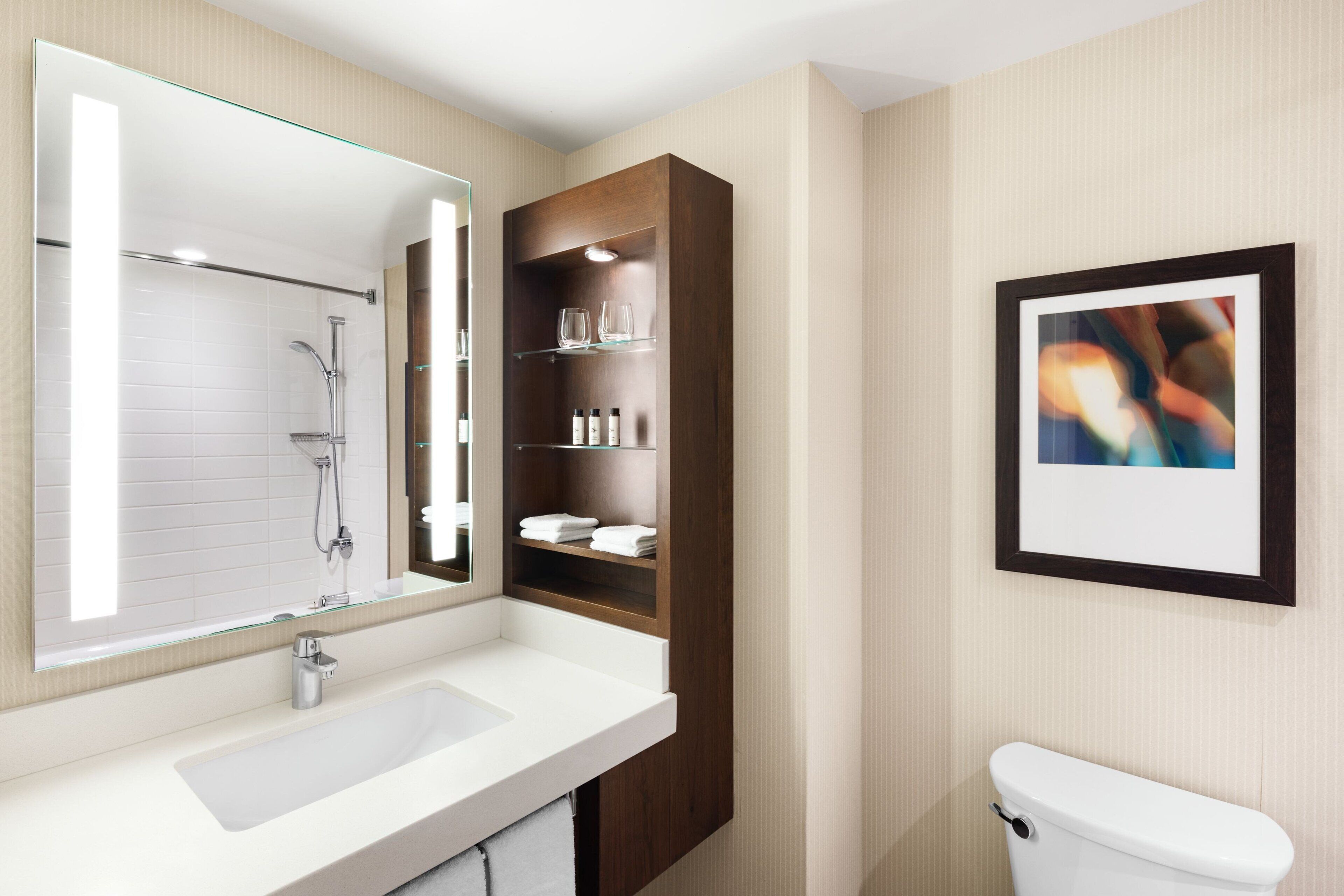 room (kid zone room) | bathroom | separate bathtub and shower, designer toiletries, hair dryer, towels