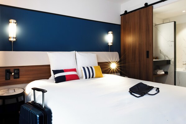 Minibar, in-room safe, desk, blackout curtains