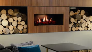 Sala de estar en el lobby