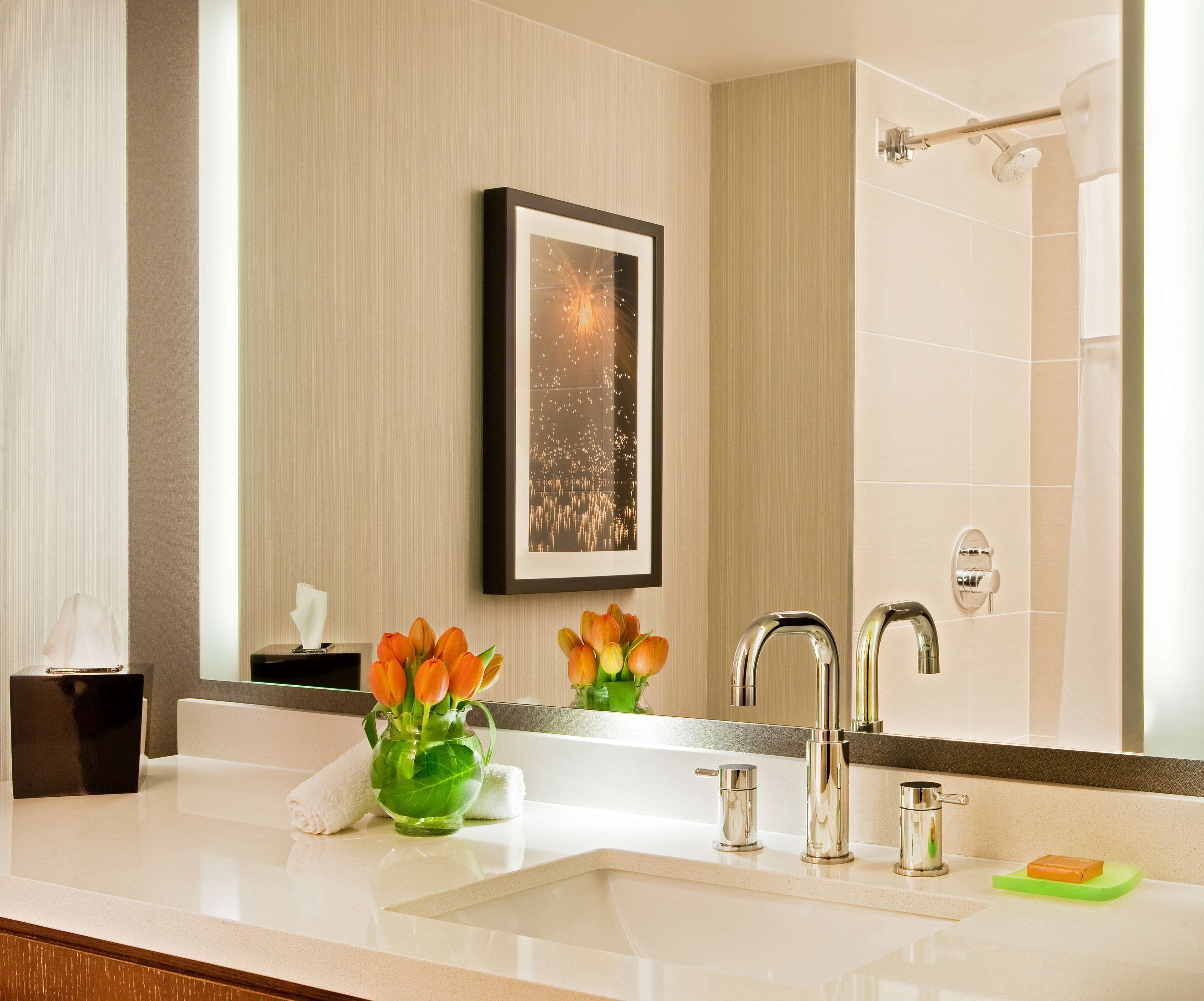 free toiletries, hair dryer, towels, soap