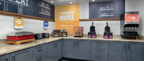 Gratis frukostbuffé varje dag