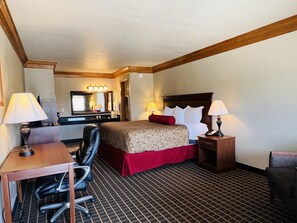 Desk, iron/ironing board, free WiFi, bed sheets