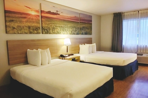 Room, 2 Queen Beds, Non Smoking | Desk, iron/ironing board, cribs (free), WiFi (free)