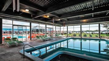 Indoor pool, outdoor pool
