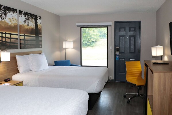 In-room safe, desk, blackout curtains, iron/ironing board