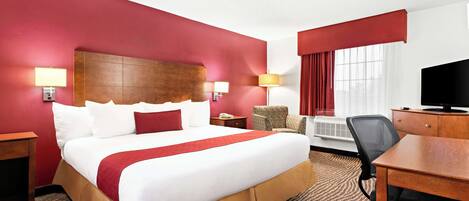 Standard Room, 1 King Bed, Non Smoking, Refrigerator & Microwave