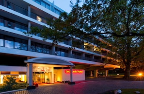 Front of property – evening/night