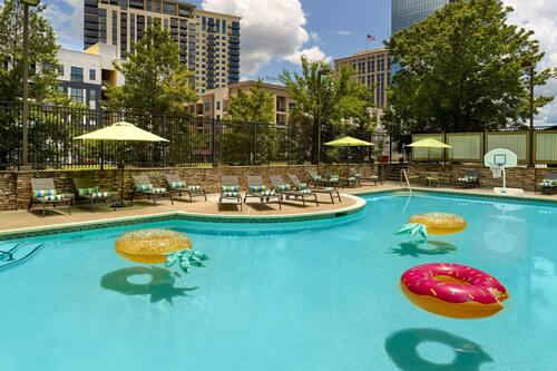 Seasonal outdoor pool