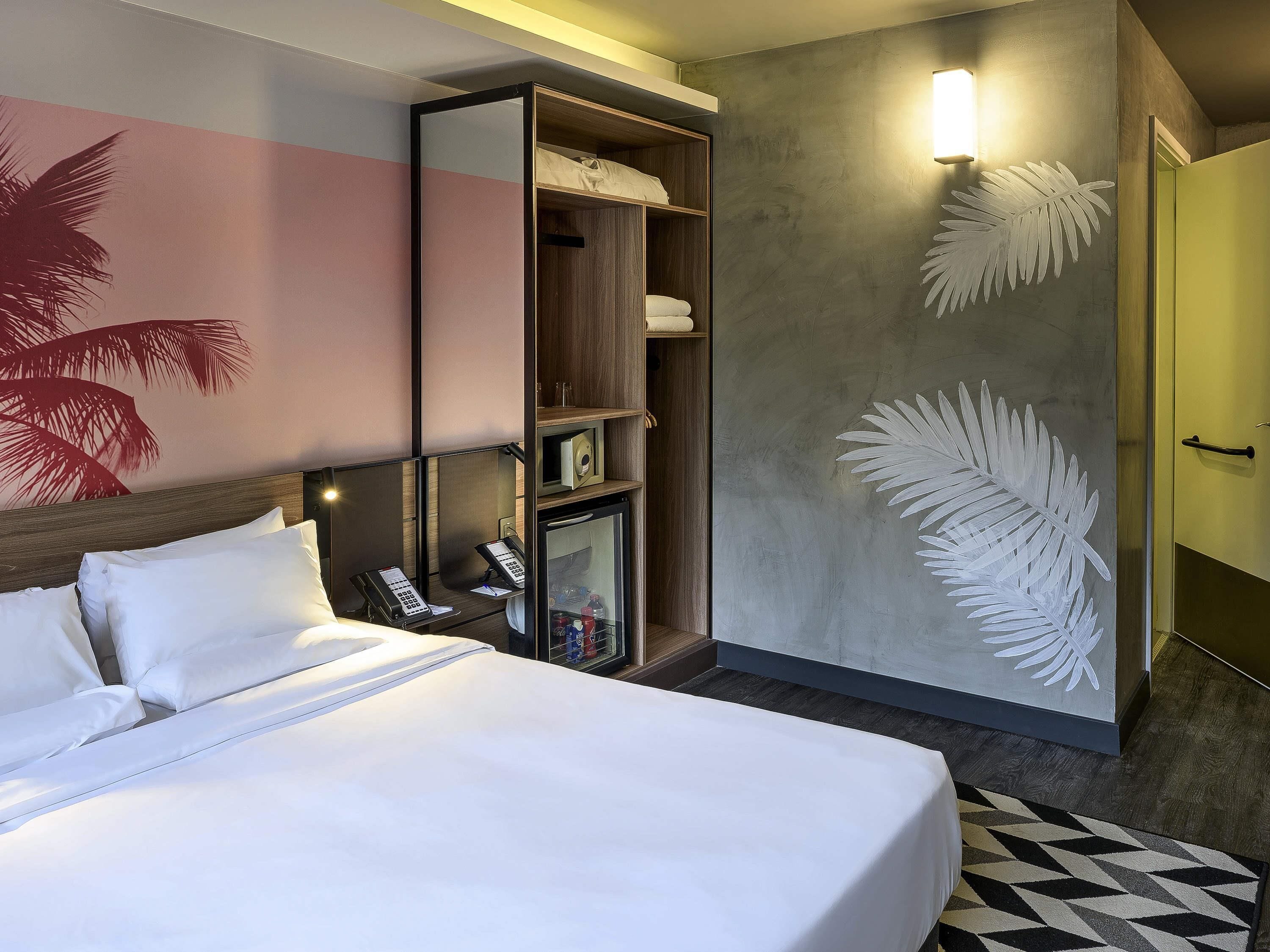 Departamento, 1 cama matrimonial (Adapted) | Ropa de cama hipoalergénica y minibar 