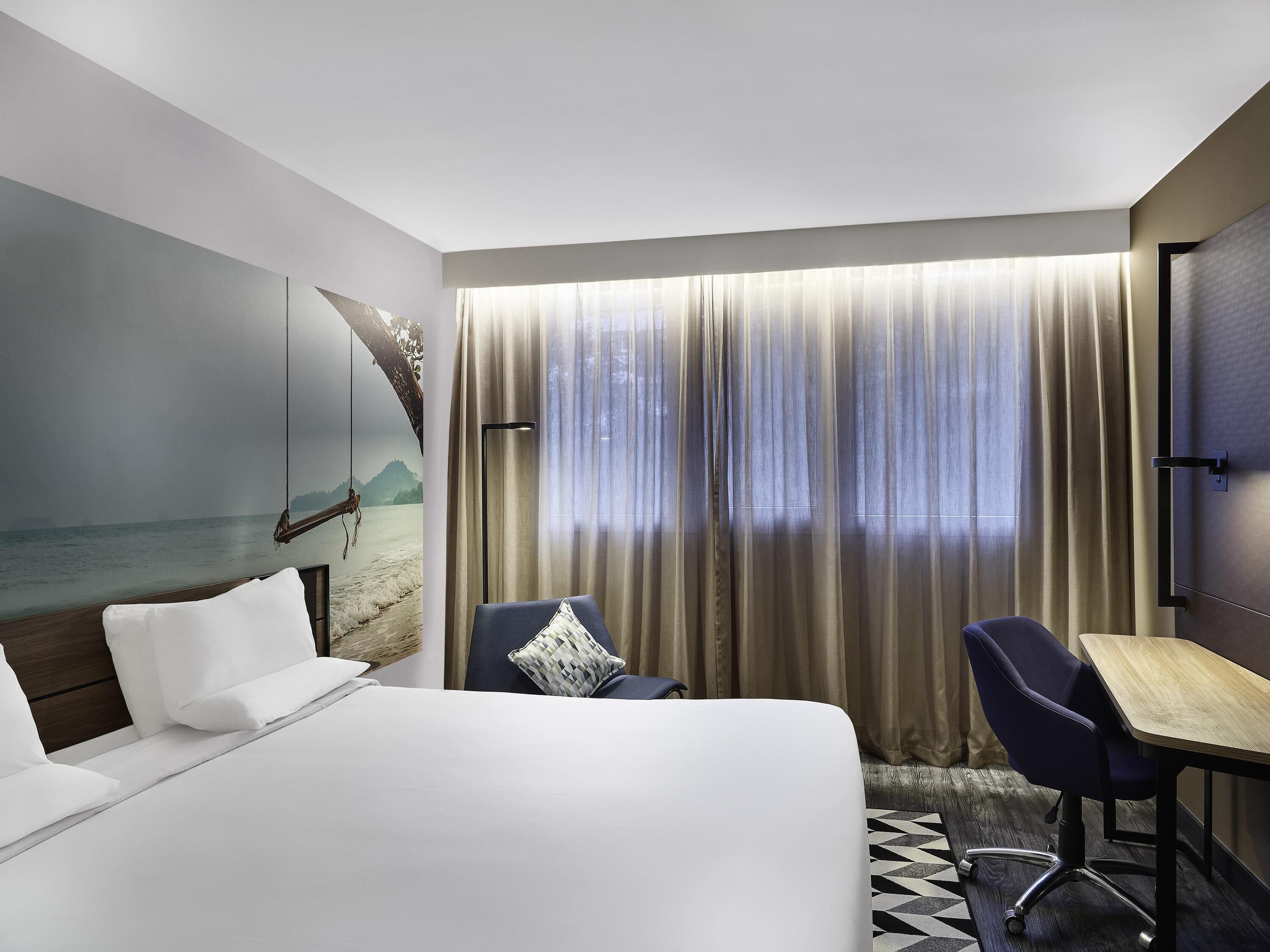 Leilighet – superior, 1 queensize-seng | Allergitestet sengetøy, minibar, safe på rommet og skrivebord