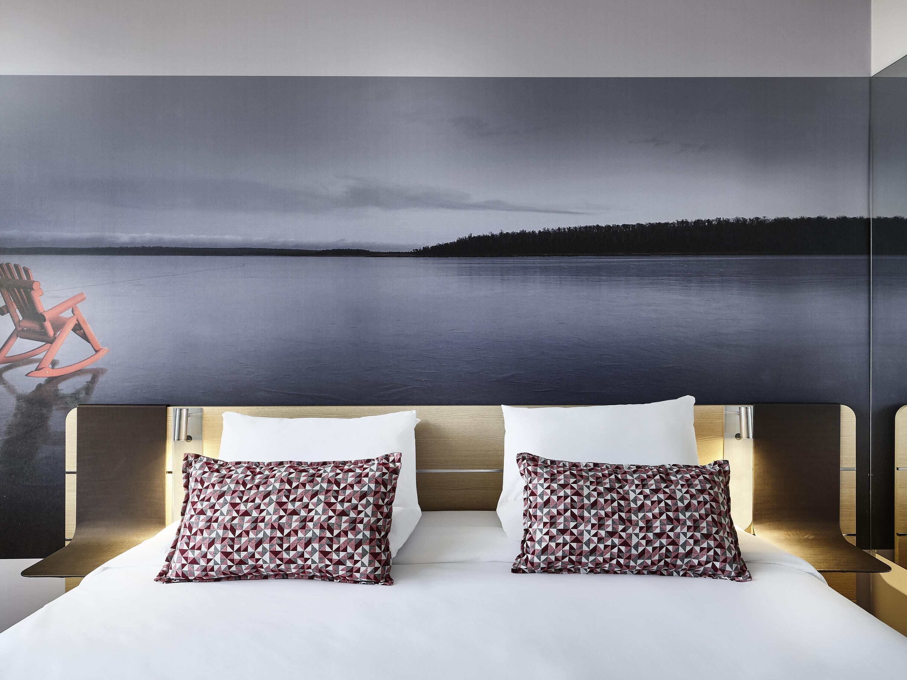 Leilighet – executive, 1 queensize-seng | Allergitestet sengetøy, minibar, safe på rommet og skrivebord