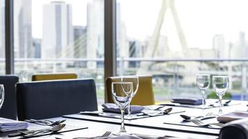 Breakfast, lunch and dinner served