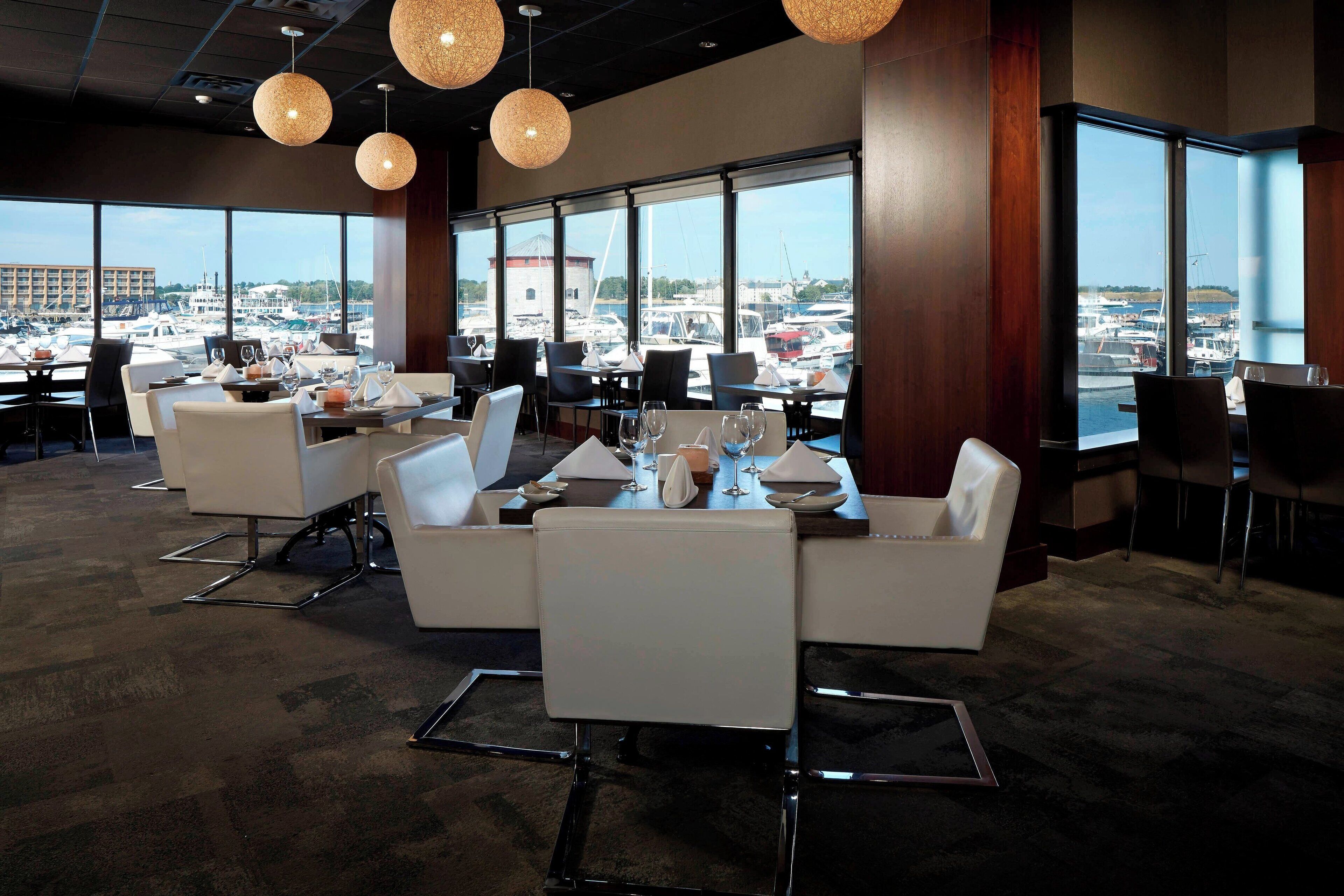 breakfast, lunch and dinner served