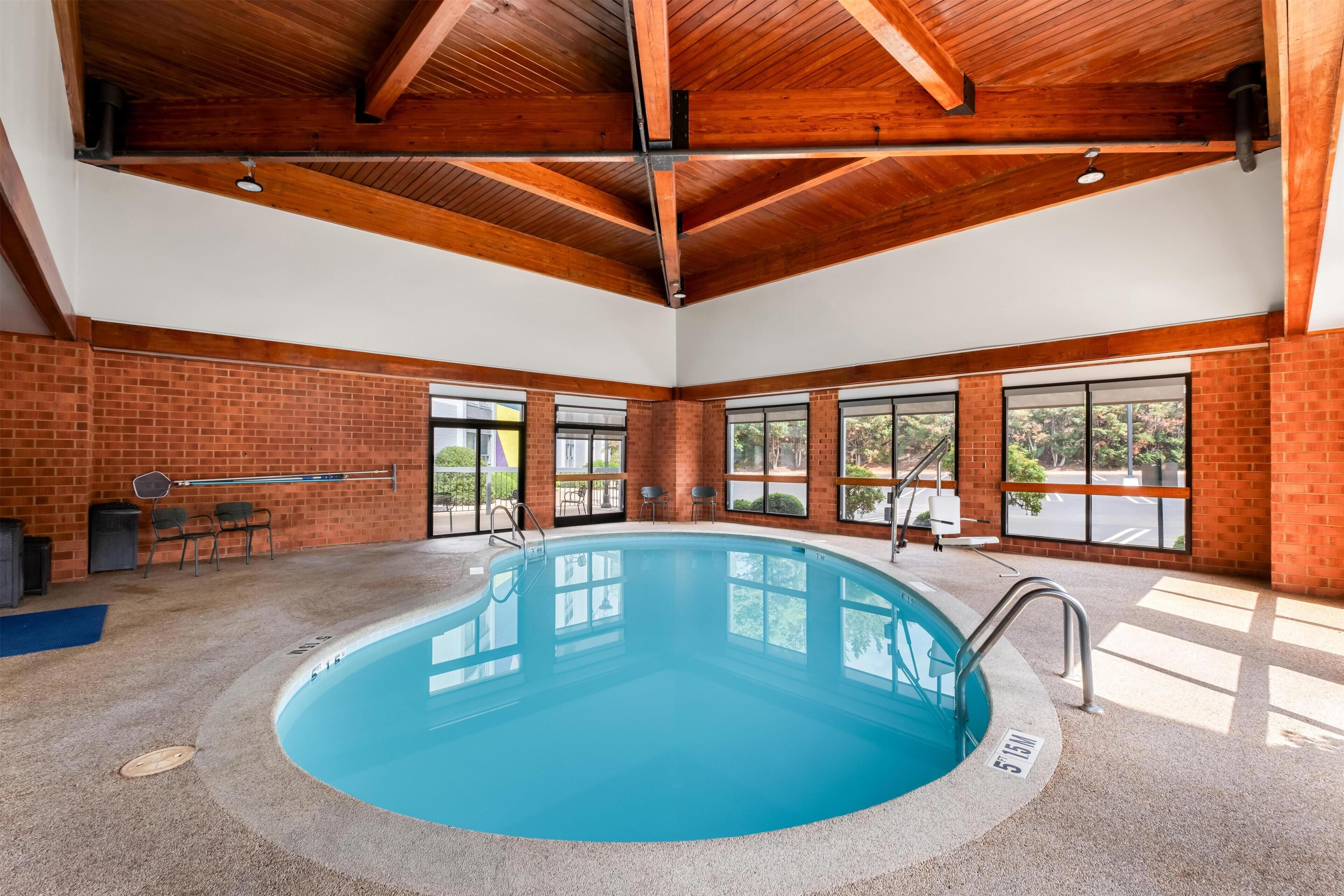 Indoor pool, outdoor pool