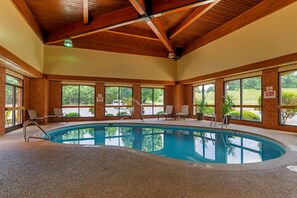Indoor pool, outdoor pool