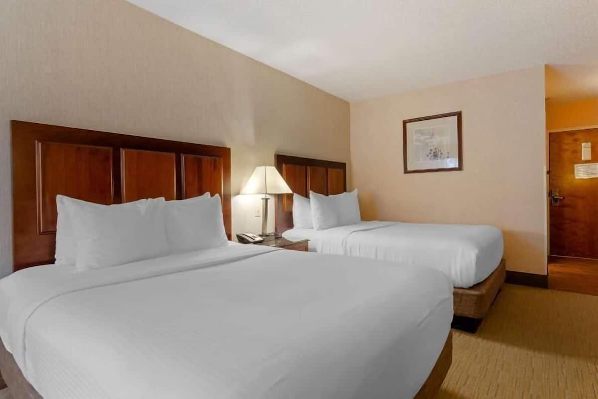 In-room safe, desk, laptop workspace, blackout curtains