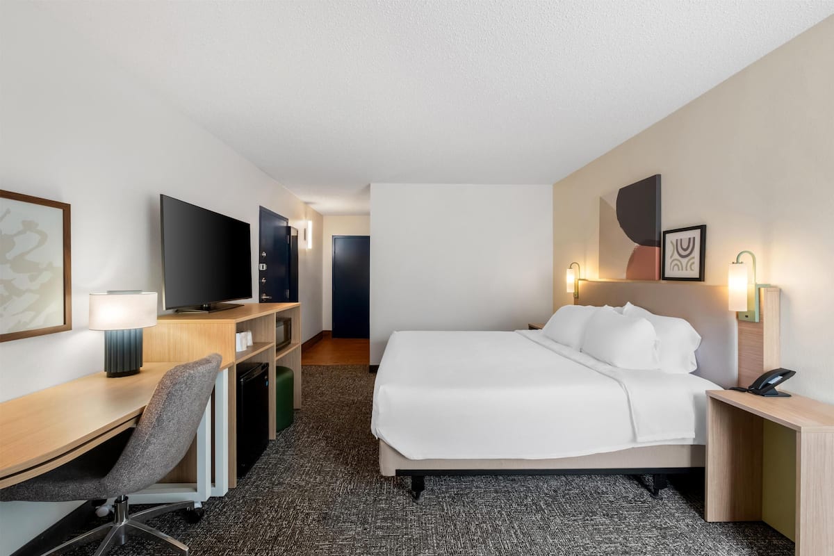 Room, 1 King Bed, Accessible (Roll-In Shower, Mobility & Hearing)