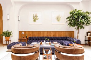Sitteområde i lobbyen