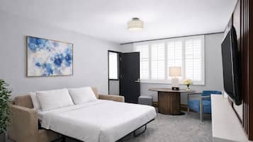 Suíte júnior | Camas com colchões pillow-top, cofres nos quartos