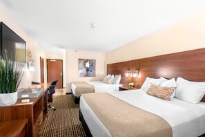 標準客房, 2 張加大雙人床 | 特厚豪華床墊、房內夾萬、書桌、手提電腦工作空間