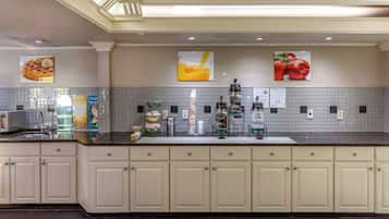 Free buffet breakfast