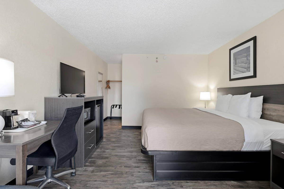 Desk, iron/ironing board, free WiFi, bed sheets