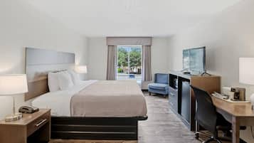 Standardzimmer, 1 King-Bett, Nichtraucher | Schreibtisch, Bügeleisen/Bügelbrett, kostenloses WLAN, Bettwäsche