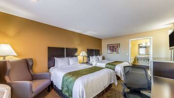 In-room safe, desk, iron/ironing board, free cribs/infant beds