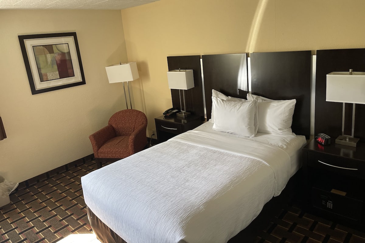 Room, 1 Double Bed, Non Smoking | Premium bedding, in-room safe, laptop workspace, blackout drapes