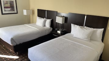 Room, 2 Double Beds, Non Smoking | Premium bedding, in-room safe, laptop workspace, blackout drapes