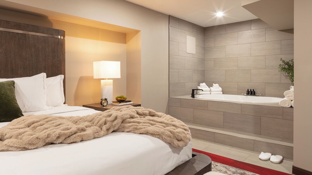 Premium Loft | Minibar, in-room safe, desk, laptop workspace