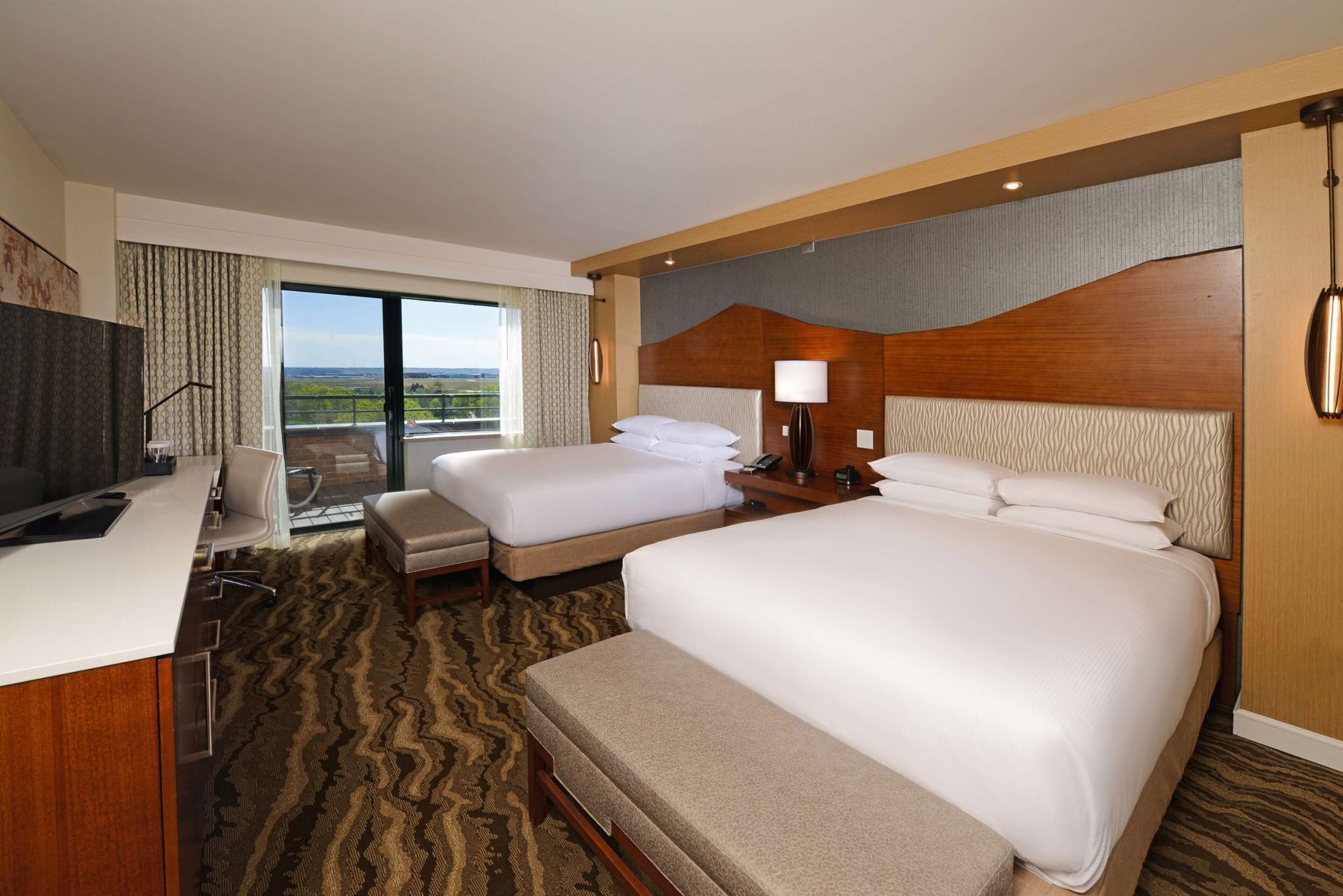 Egyptian cotton sheets, premium bedding, pillow-top beds, in-room safe