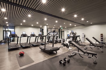 Fitness center at The Inverness Denver, a Hilton Golf & Spa Resort